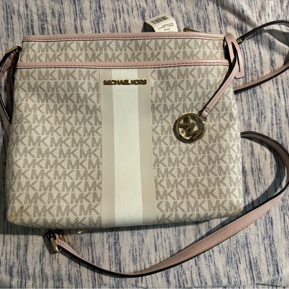 Bedford Small Logo Stripe Crossbody Bag